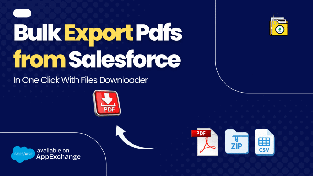 bulk export files from salesforce