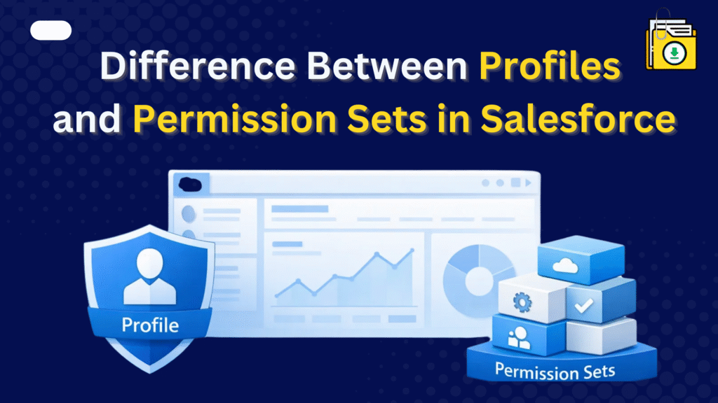 Difference between profile and permission set in Salesforce comparison chart