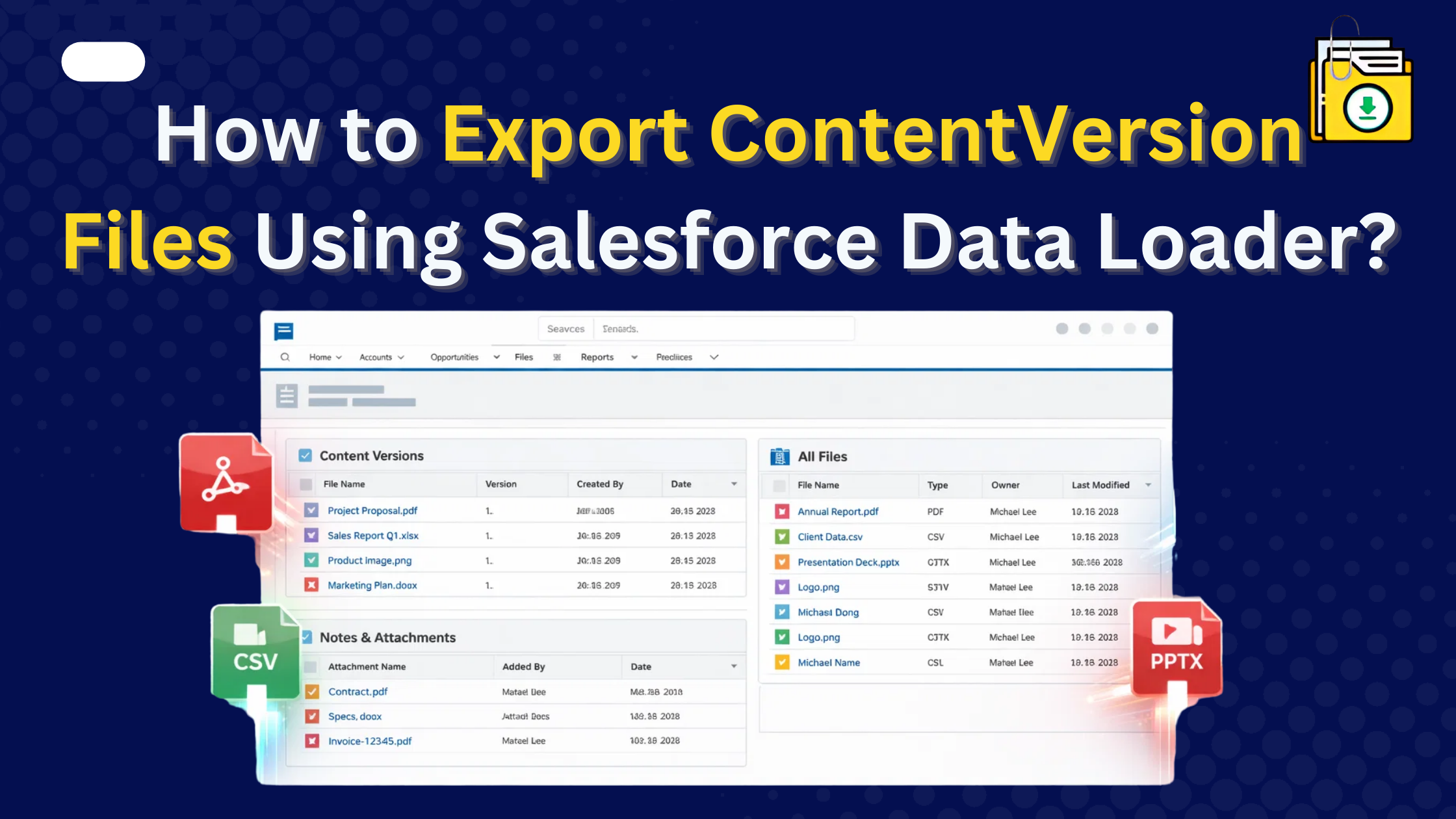 download ContentVersion files Salesforce