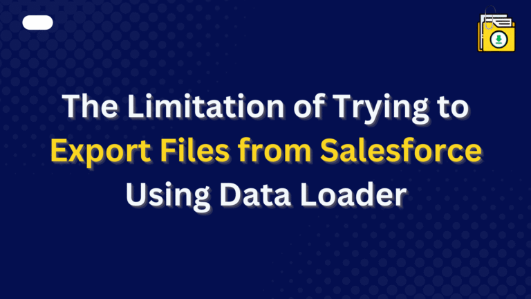 export files from salesforce using data loader