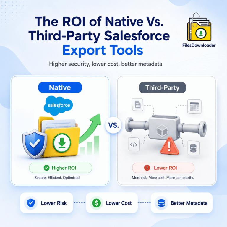 The ROI of Native Vs. Third-Party Salesforce Export Tools