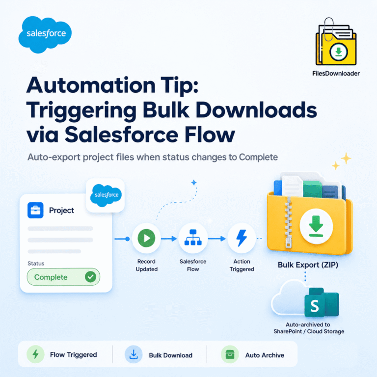 Automation Tip: Triggering Bulk Downloads via Salesforce Flow