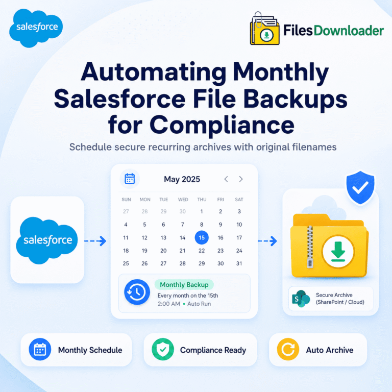 Automating Monthly Salesforce File Backups for Compliance