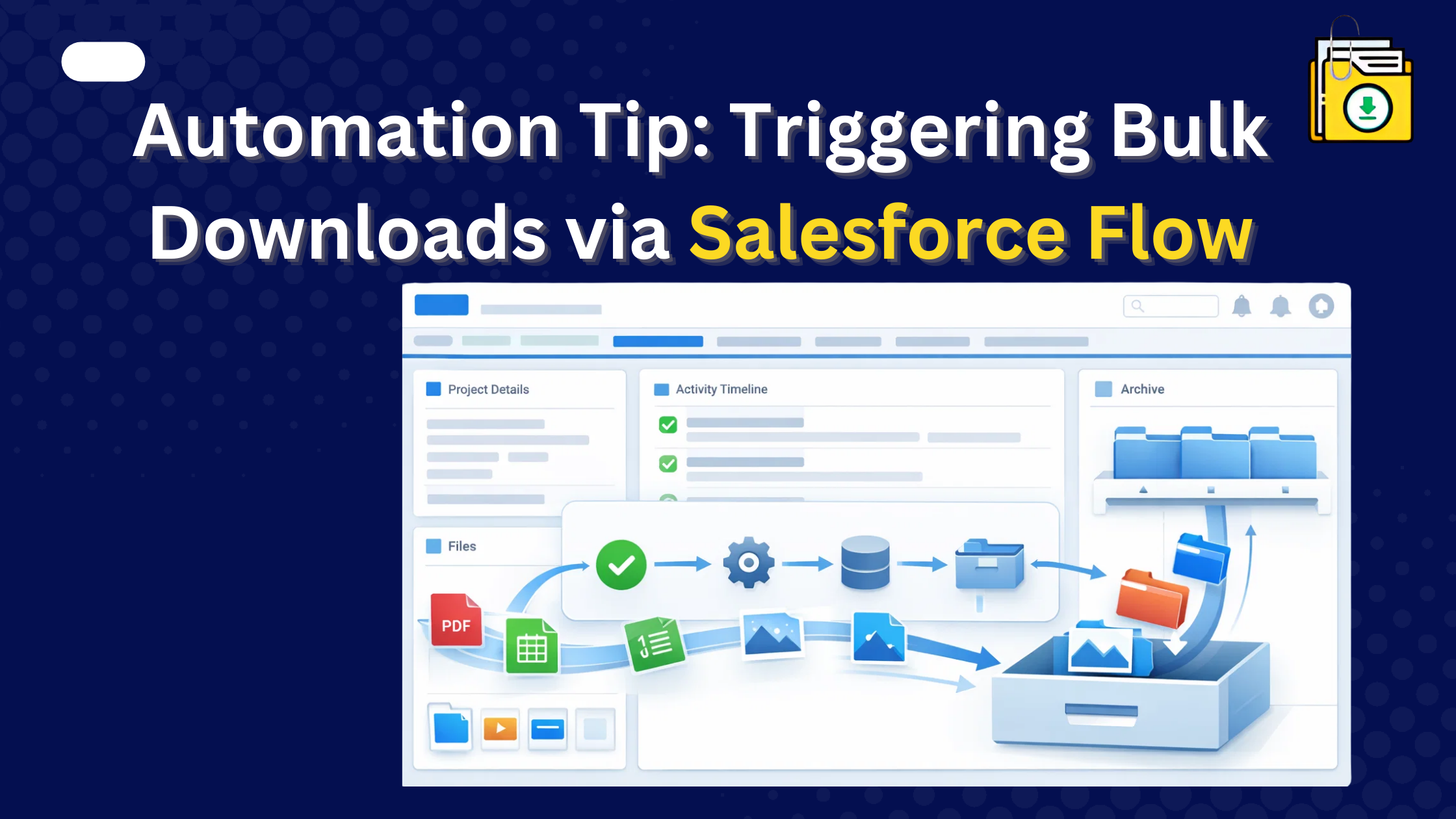Salesforce Flow file export