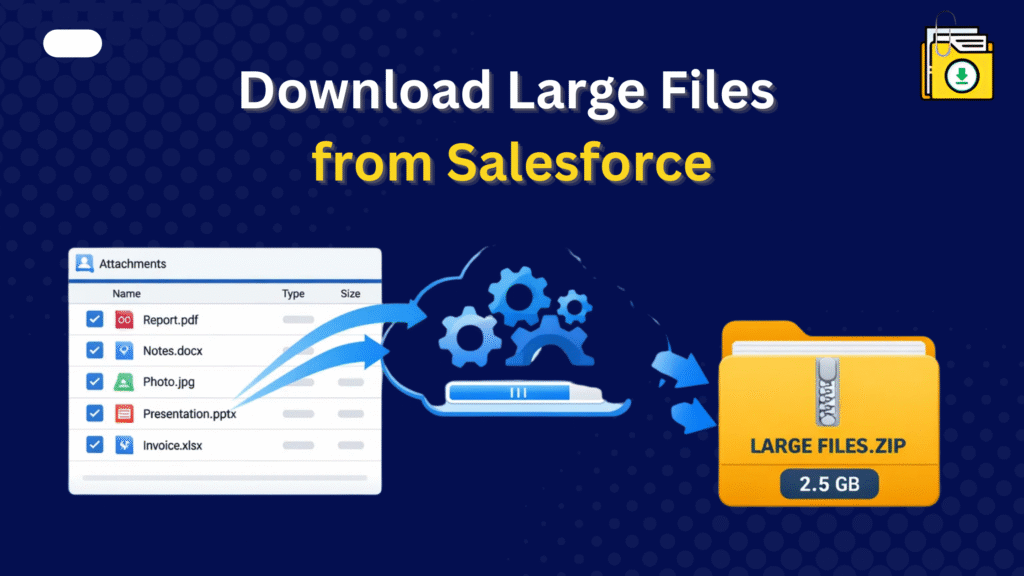 Salesforce 250MB download limit