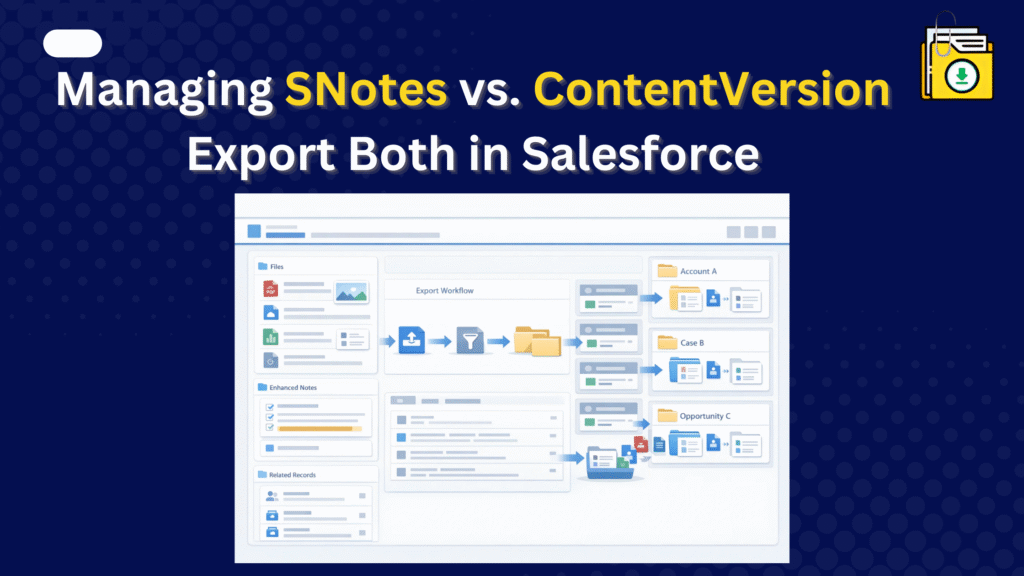export Salesforce SNotes