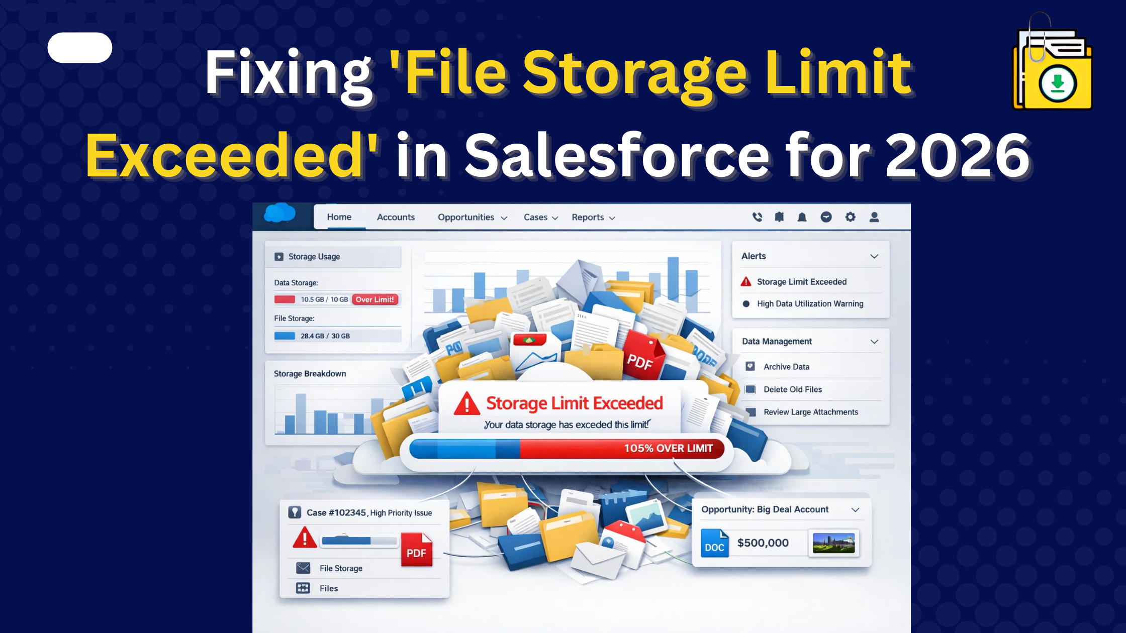 salesforce storage limit exceeded