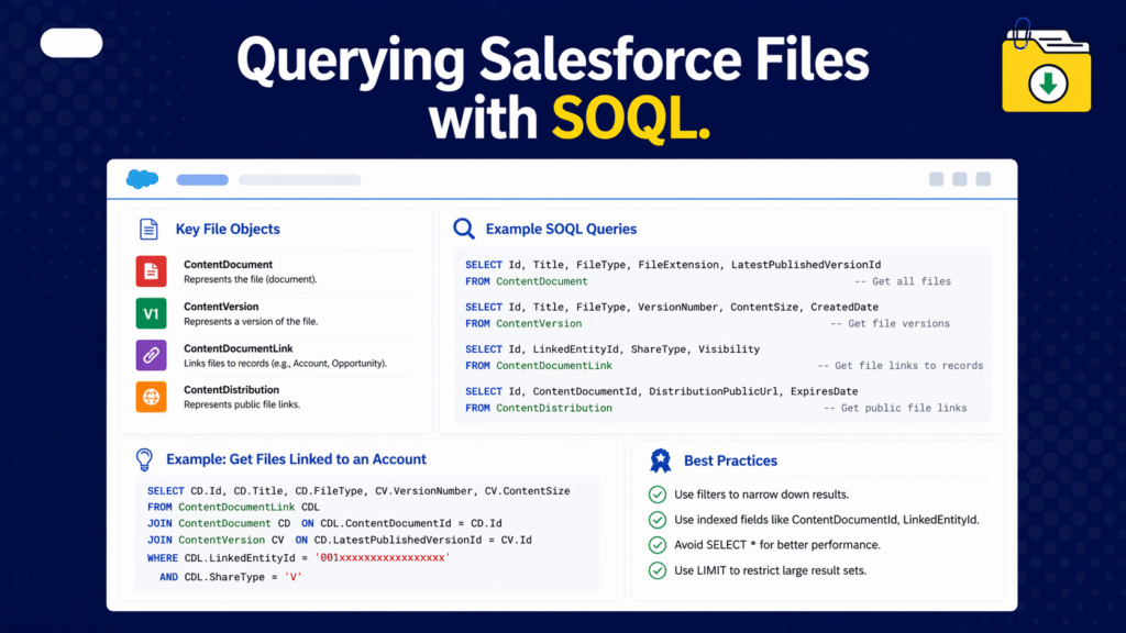 Salesforce file SOQL query