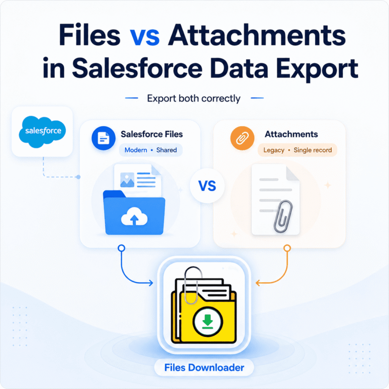 Export Salesforce files and attachments