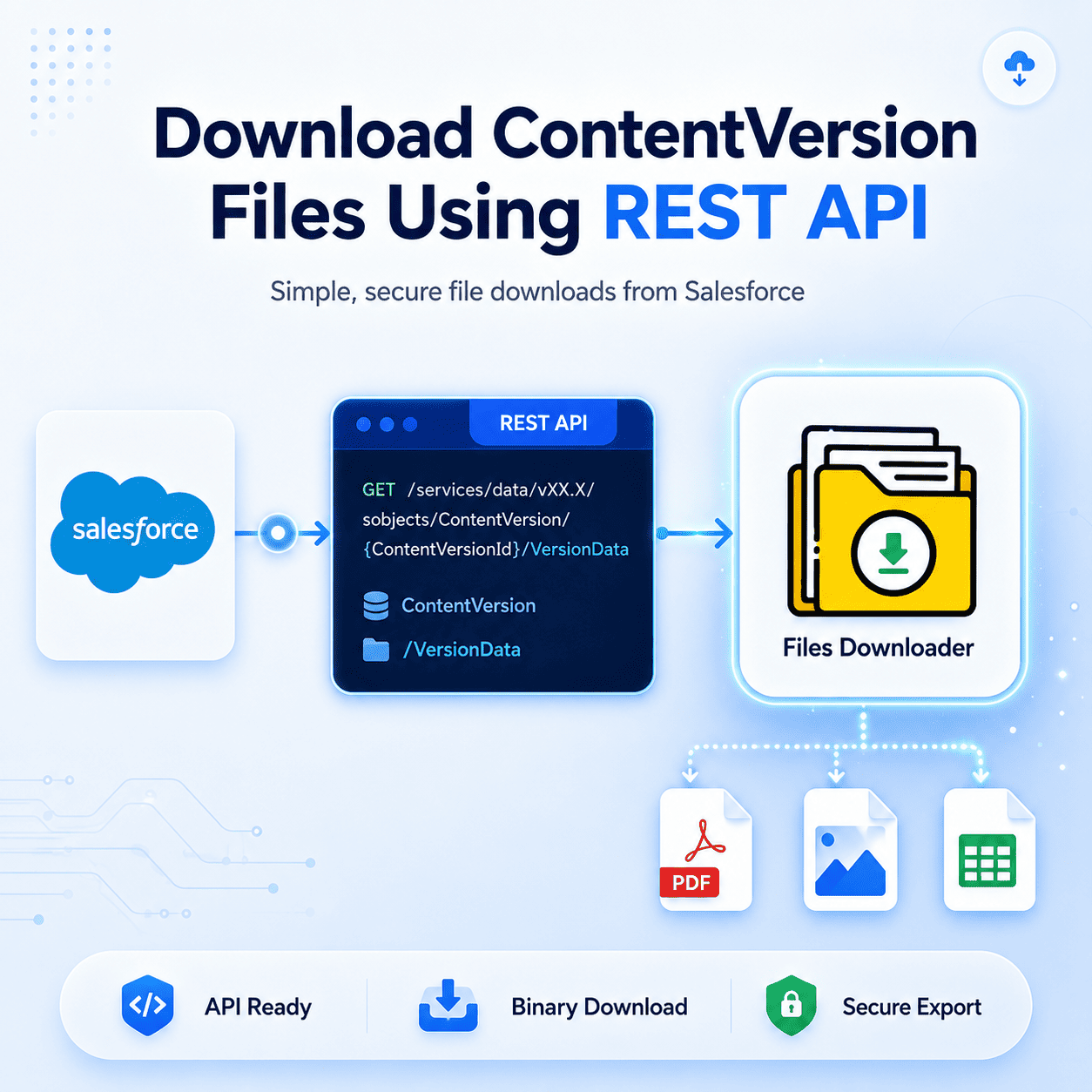 Download ContentVersion Files Using REST API