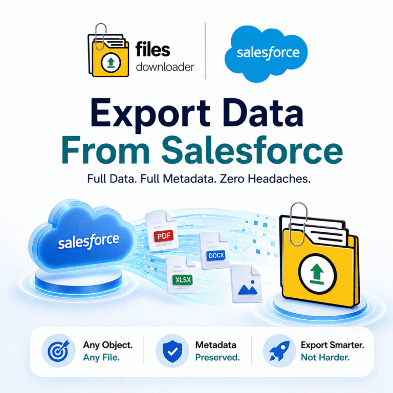 Export Data From Salesforce