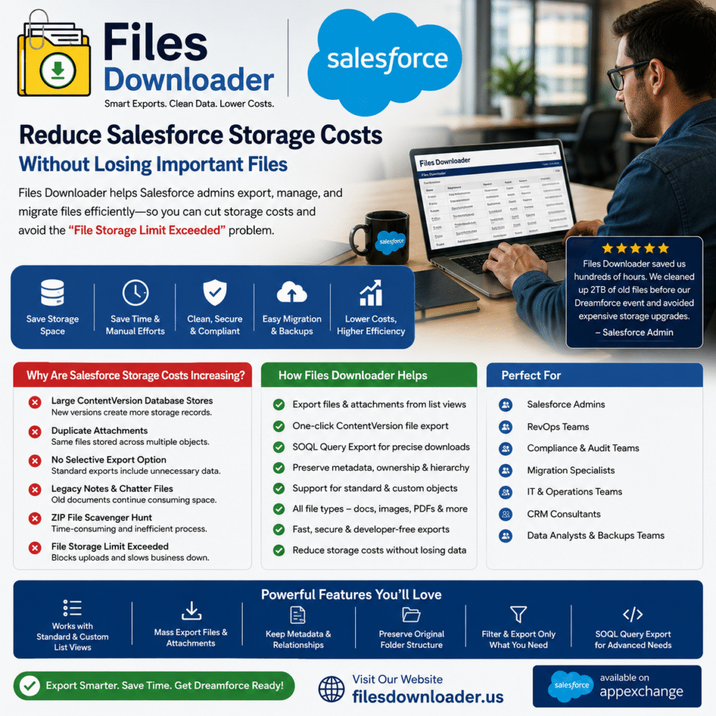 Salesforce storage costs
