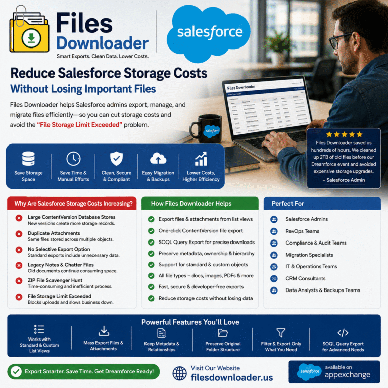 Salesforce storage costs