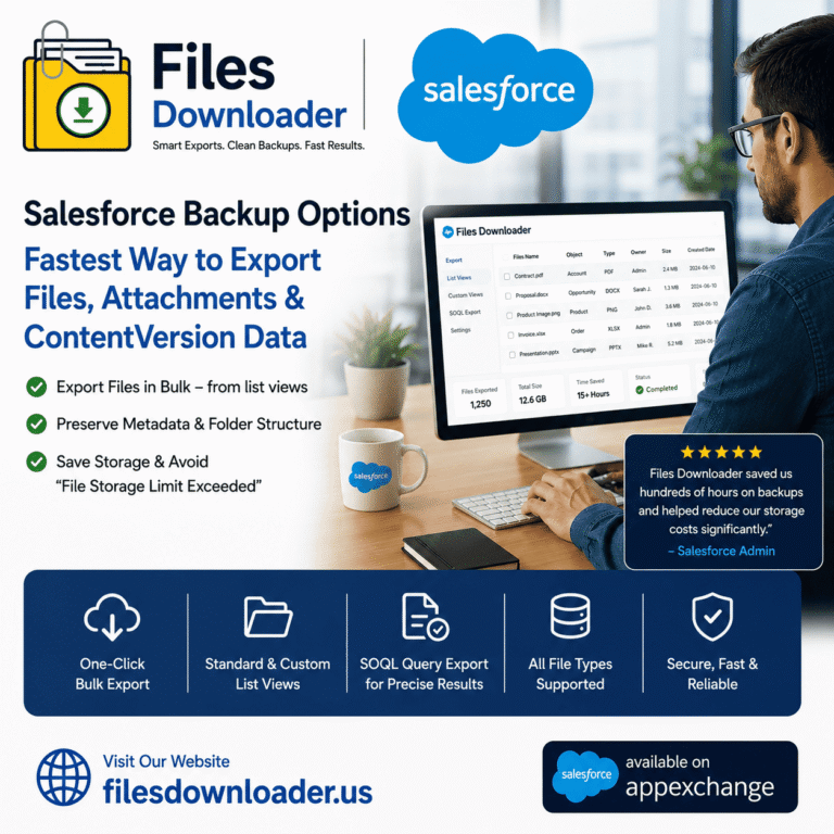 Salesforce Backup Options