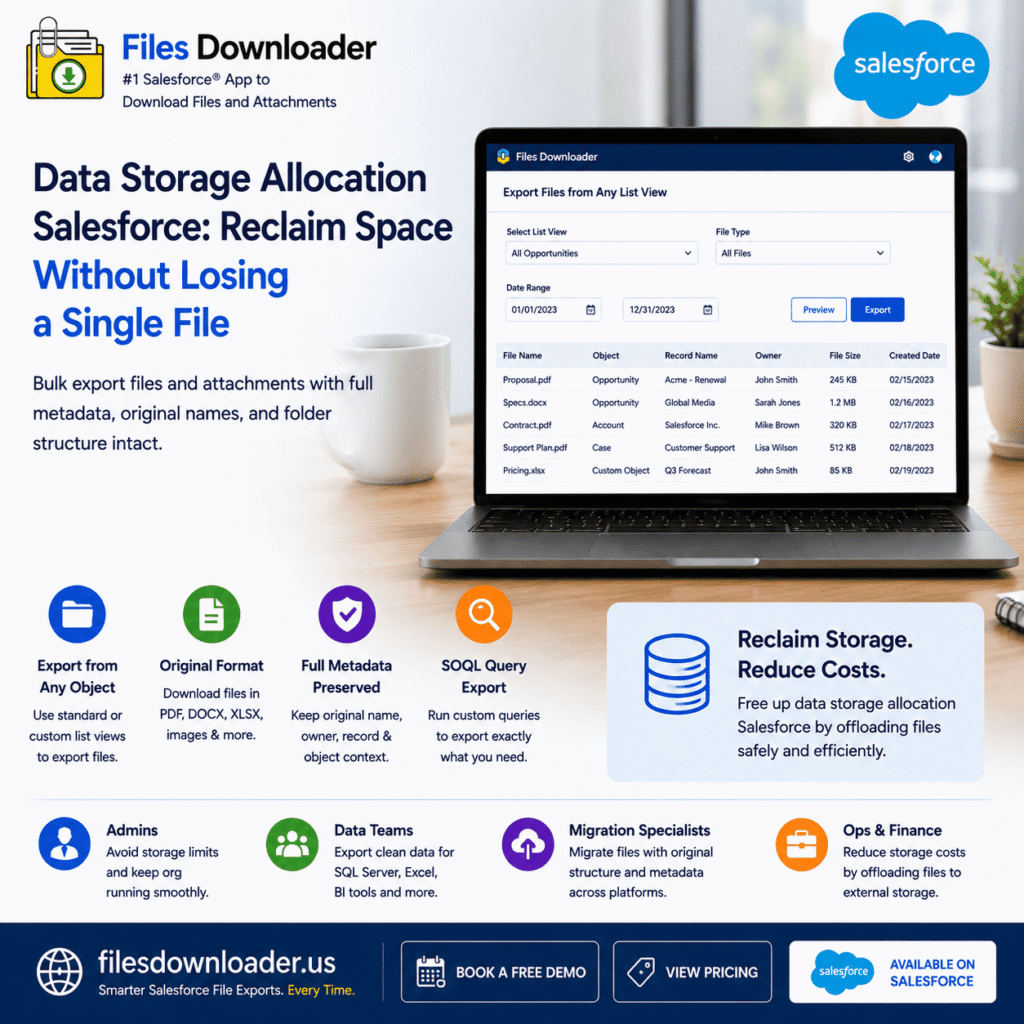 Data Storage Allocation Salesforce
