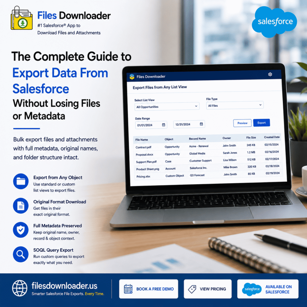 Export Data from Salesforce