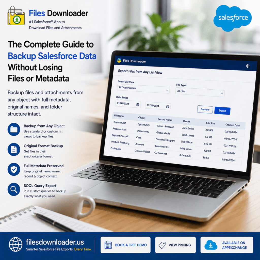 Backup Salesforce Data