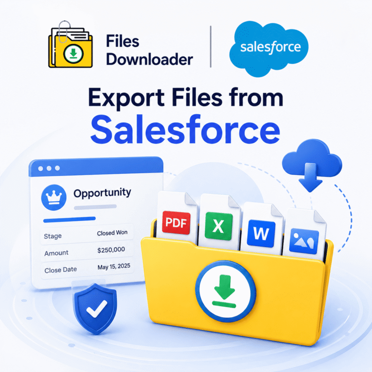 Export Files From Salesforce Opportunities