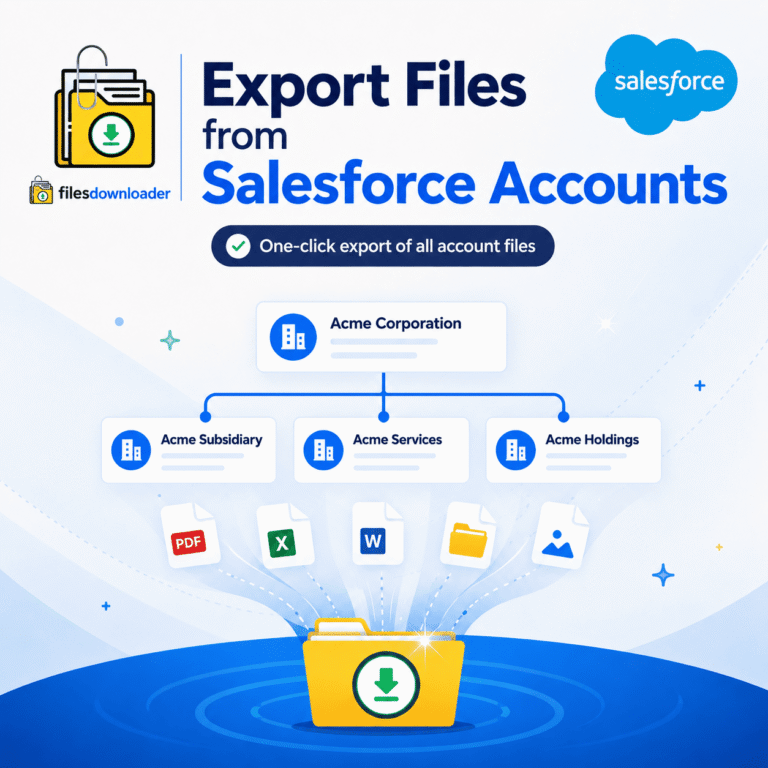 export files from salesforce accounts