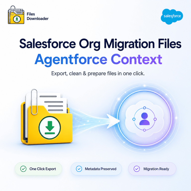Salesforce Org Migration Files Agentforce Context