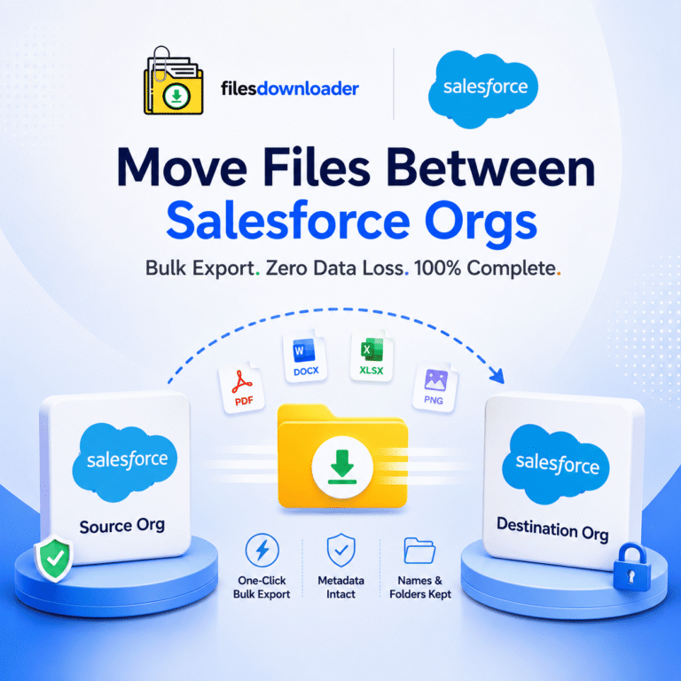move Salesforce files between orgs