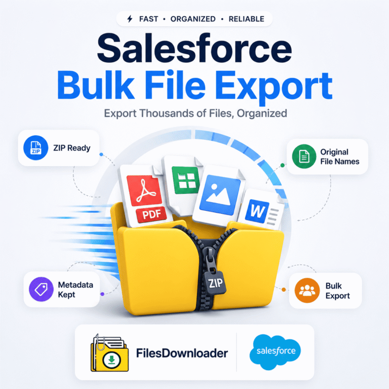 Salesforce bulk file export