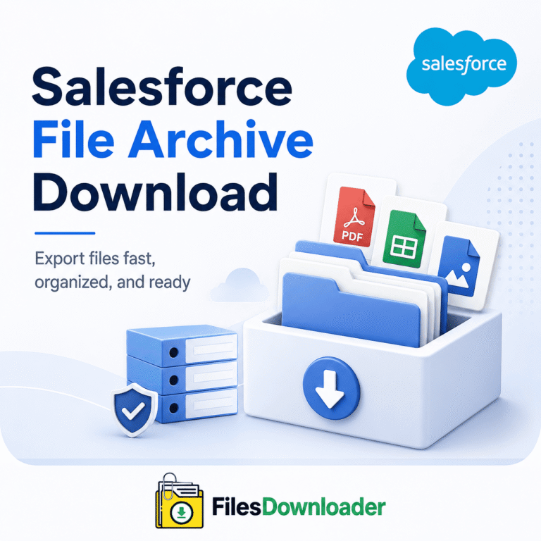 Salesforce File Archive Download