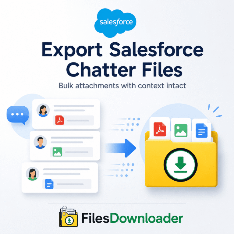 Export Salesforce Chatter Files