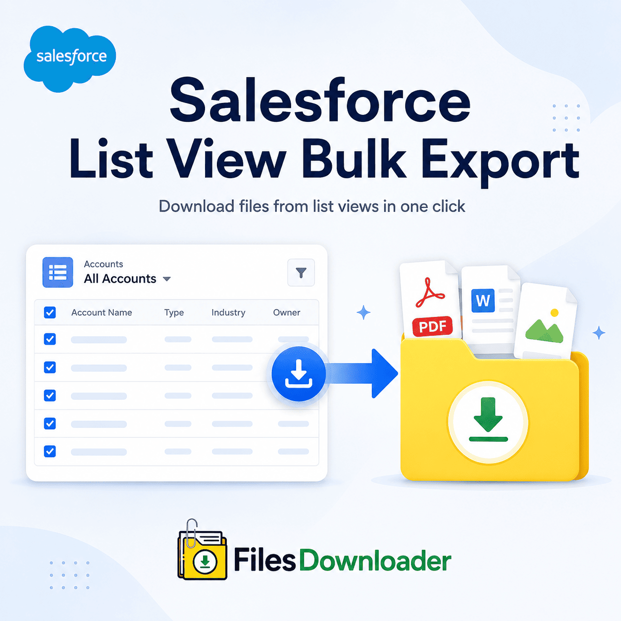 Salesforce List View Bulk Export