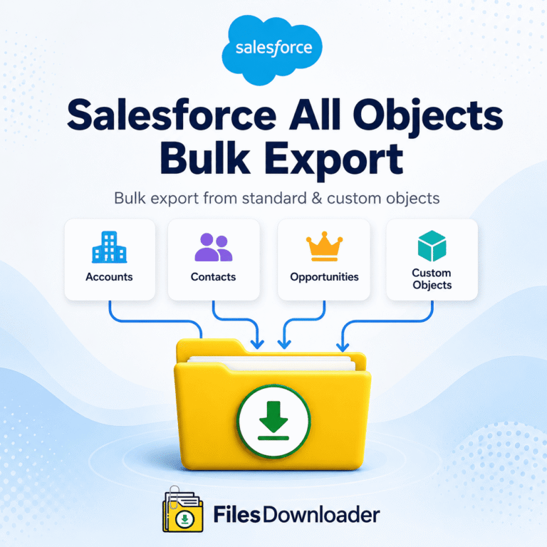 Salesforce all objects bulk export