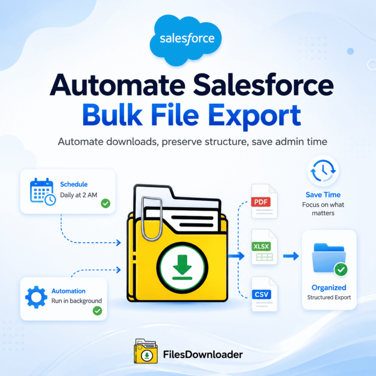 Automate Salesforce Bulk File Export