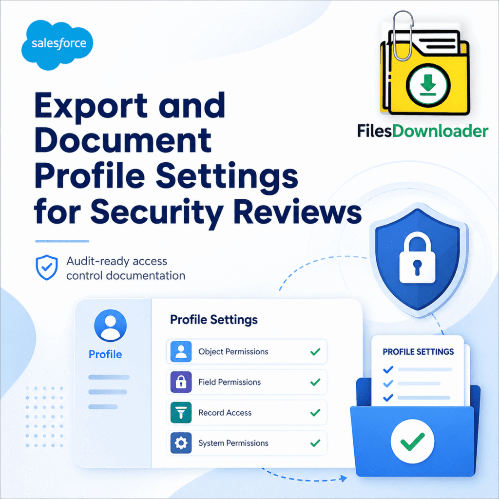 Export and Document Profile Settings for Security Reviews