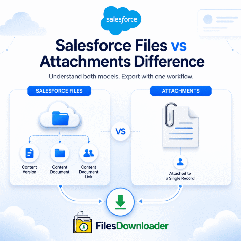 Salesforce Files vs Attachments Difference