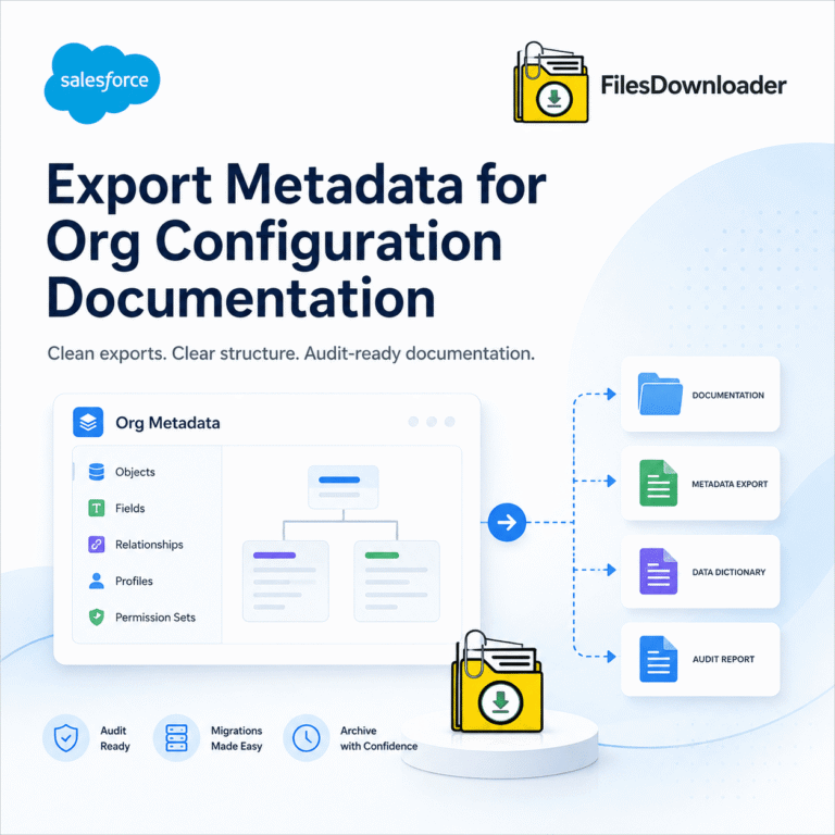 Export Metadata for Org Configuration Documentation