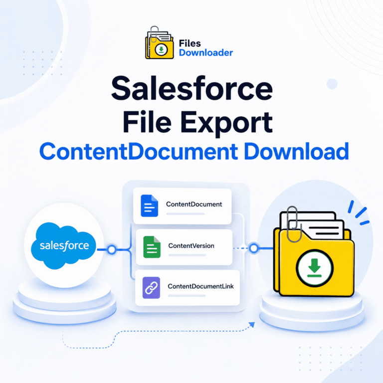 Salesforce File Export ContentVersion Bulk Export