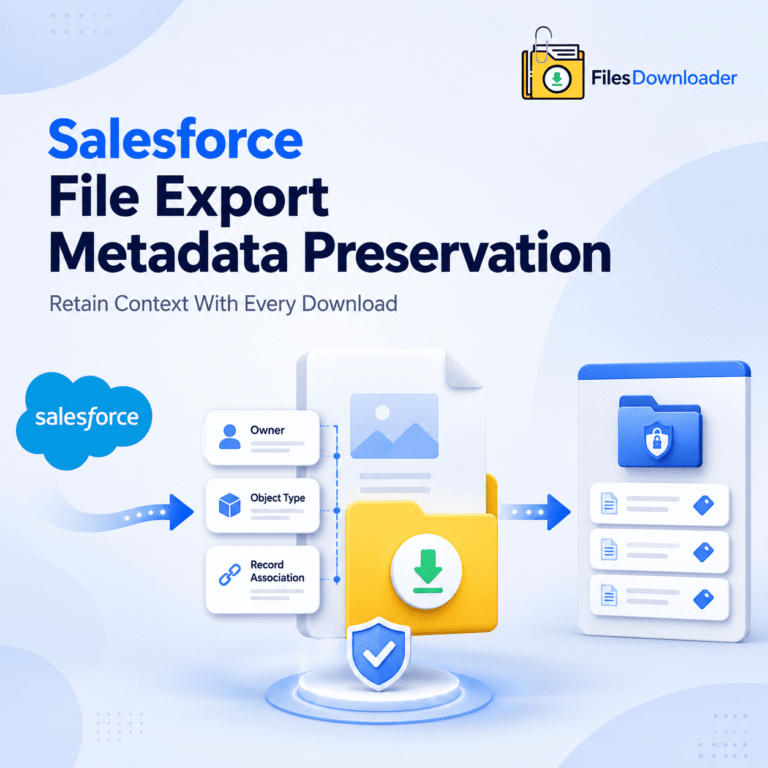 Salesforce File Export Metadata Preservation