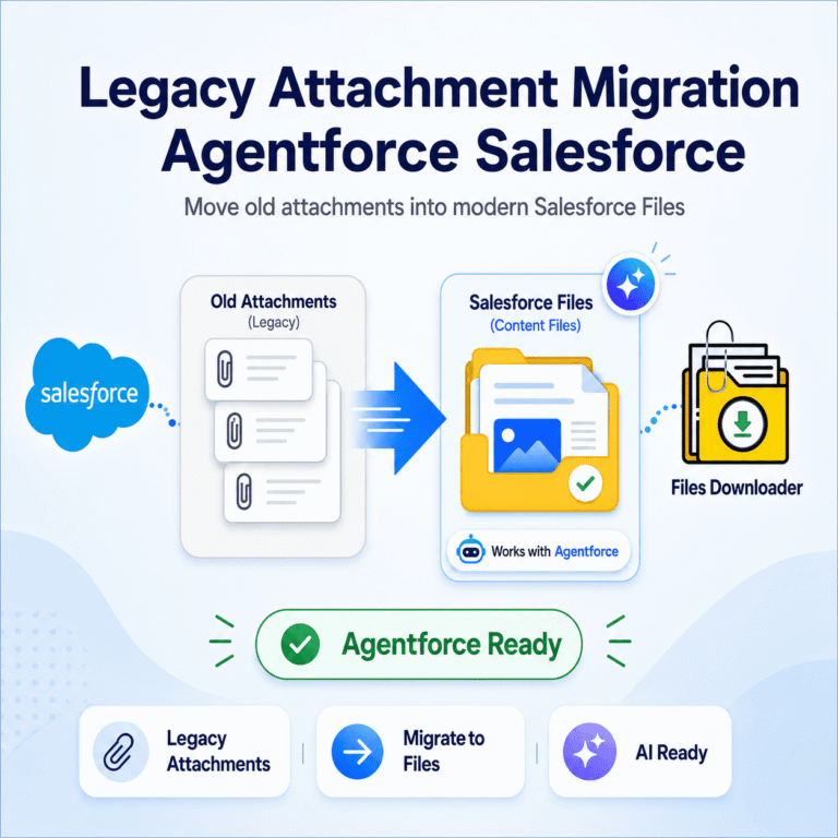 Legacy Attachment Migration Agentforce Salesforce